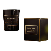Black small cup scented candle single gift box scented candle bedroom deodorizing aromatherapy small ornaments