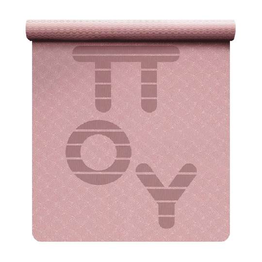 yottoy加宽瑜伽垫健身垫家用地垫专业防滑减震静音隔音加厚跳操垫
