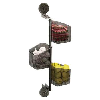 Large capacity storage box for onion, ginger and garlic