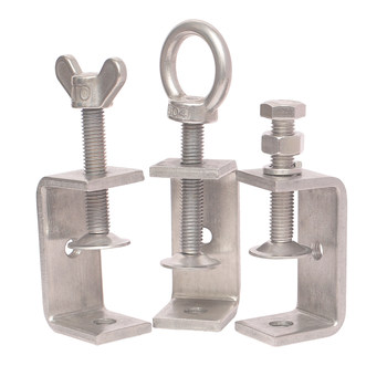 304 stainless steel tiger clip u-shaped clip