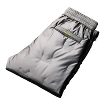 2023 Down Pants Mens Outdoor Winter Outdoor Thin Stitching Slim Pants Mens Trend