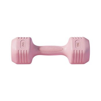 Huibo dumbbells women's fitness home equipment children's yoga women's kettlebell-style arm muscle training rubber-coated men's small dumbbells