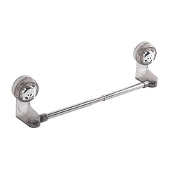Suction Cup Towel Rack Bathroom Punch-Free Bathroom Retractable Towel Bar Storage Rack Bathroom Towel Storage Rack