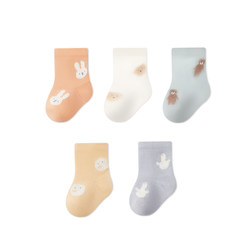 ຖົງຕີນເດັກນ້ອຍ summer thin baby newborn 0 to 3 months old newborn mid-tube socks pure cotton non-leg leg boneless