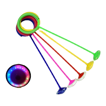 Anklet ring luminous jumping ball for children hula hoop one-legged swinging circle spinning leg ball flashing bouncing ball