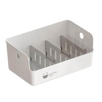 Carrot multi-grid spice box storage rack with partition