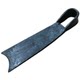 Blacksmith hand hoe agricultural tool loosening soil and plowing the ground