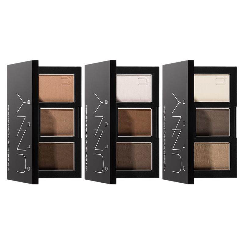 Unny three-color eyebrow powder waterproof contouring eye shadow multi-purpose