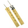 Tianse Panda Pendant Metal Ruler Bookmark Ruler Cute Student Stationery Gift Chinese Style Chengdu Cultural and Creative Souvenirs