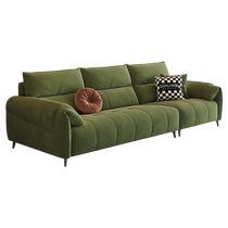 Dipu simple modern cat scratch cloth sofa living room new cream style technology cloth light luxury straight fabric sofa