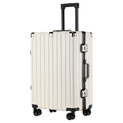 Luggage suitcase 20 trolley cases universal wheels 24 female and male students new silent strong and durable password leather suitcase