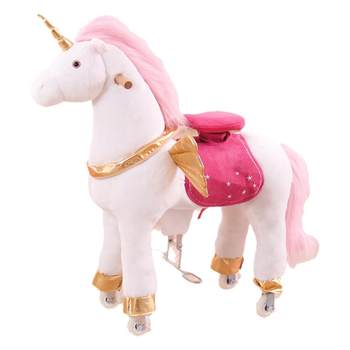 Rideable Toy Horse, Children's Zhuge Horse, Adult Jumping Horse, Mechanical Ride-On, Baby Can Ride and Walk, Gift