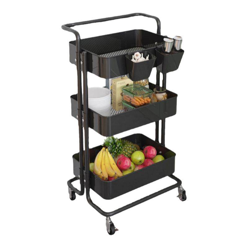 Kitchen bathroom toy storage rack mobile storage rack