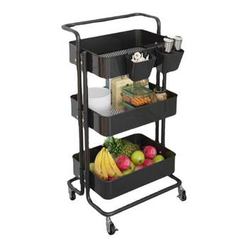 Kitchen bathroom toy storage rack mobile storage rack