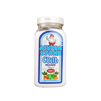 Russian Original Imported Non-Iodized Salt, Russian Chef's Bottled Edible Salt for Home Use, Uniodized Fine Salt 1000g
