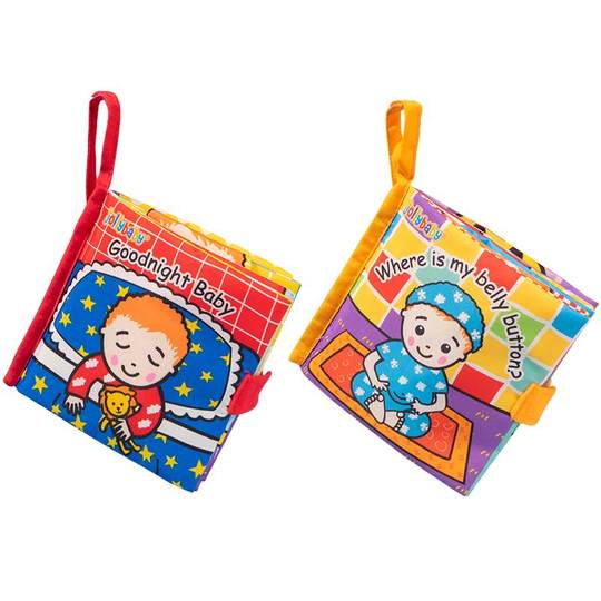 Jollybaby Peekaboo Cloth Book Waterproof