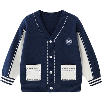 Ying's sweater boy's spring and autumn college style cardigan Ying's sweater boy's spring and autumn college style cardigan