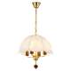 French medieval fabric restaurant chandelier American retro field