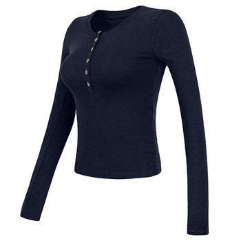 Yoga wear women's long-sleeved slimming bottoming pilates top