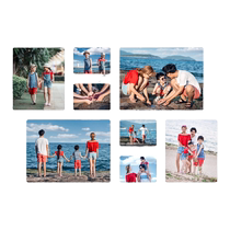 Wash photos to make photo wall decoration creative custom crystal photo frame photo wall combination living room bedroom background