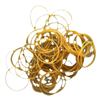 Sanaisi one hundred yellow cowhide bands, rubber rings, elastic enough not easy to break, analysis column, liquid storage ball, pressurized head, glass conduit, tied and sealed, laboratory consumables, transparent glass instruments, hot sale