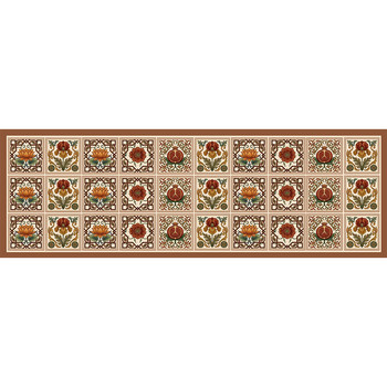 Retro kitchen special floor mats, water-absorbent, non-slip, wipeable, washable and stain-resistant floor mats, 2026 new high-end carpets