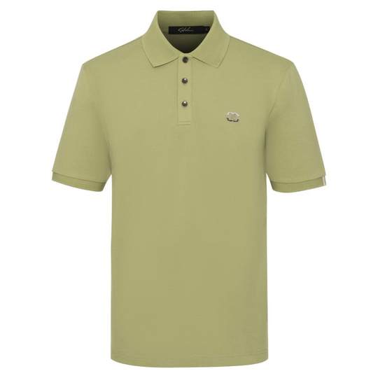 SATCHI沙驰男装男士短袖POLO衫夏季新款桑蚕丝棉休闲翻领T恤衫男