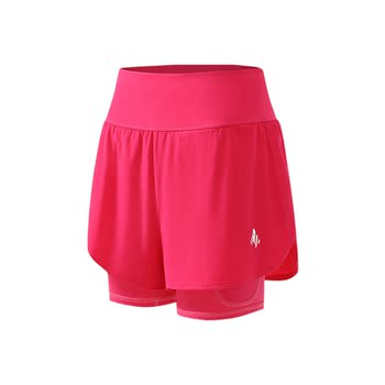Laima men's and women's same style two-in-one running shorts