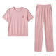 Vinafee Ice Silk Roman Fabric Summer ບາງໆ ຊຸດສອງສິ້ນ