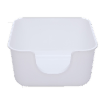 Cat Litter Basin Extra-grande taille Giant Cat Sand Basin Semi-Closed Open Young Cat Cat Toilet Cat Litter Basin Anti-Splash