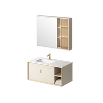 N Hengjie Bathroom Light Luxury Slate Bathroom Cabinet Combination Bathroom Washstand Seamless Drawer Storage Makeup Cabinet