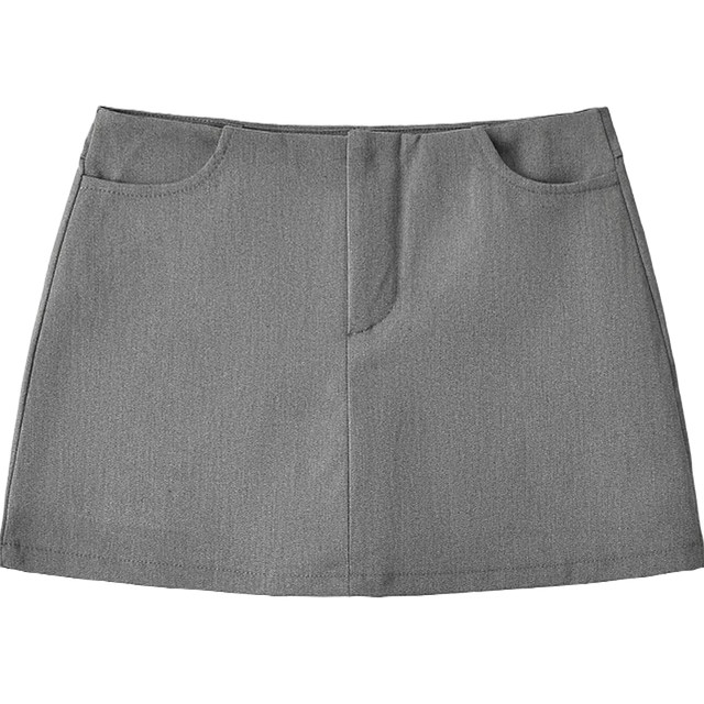 Sexy OL low-waisted hip-covering anti-exposure suit miniskirt