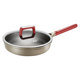 Supor titanium non-stick pan household poly-oil pan red dot frying pan induction cooker gas stove universal cooking pot