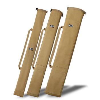 Longtianjiang canvas fishing rod bag new wear-resistant and thickened