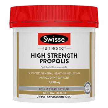 Swisse black bee ຄວາມເຂັ້ມຂຸ້ນສູງ propolis capsules 210 ແຄບຊູນ