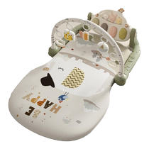 Pedal piano baby fitness stand newborn toddler 4 girls baby 5 lying down to play 3 to 6 months 0-1 years old toys 2368
