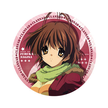 CLANNAD Furukawa Nagisa Fujibayashi Animation peripheral tinplate sun valley bottom glass glass badge badge