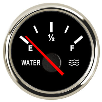 Oil level meter water level meter pointer digital display 52mm waterproof and dustproof oil level water level liquid level instrument oil level water level