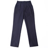 Suit pants navy blue with a hint of black and a hint of blue overalls straight-leg pants