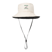 tbh brutalist home panda bang bang double-sided sun hat cotton sun protection hat sun hat outdoor fisherman hat summer