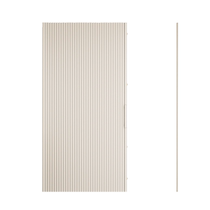 Folding invisible waterproof hole-free shower curtain bathroom toilet bathroom pull-up shower room partition curtain dry and wet separation