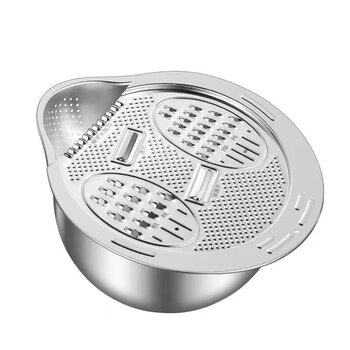 304 stainless steel slope drainage basket rice cleaning tool