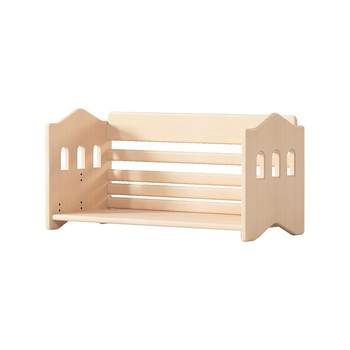 Onfo solid wood children's bookshelf picture book shelf