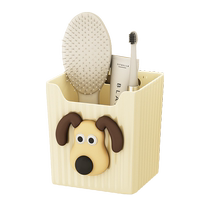 Bathroom comb storage rack without punching wall-mounted bathroom shelf toilet sink toothbrush and toothpaste storage artifact