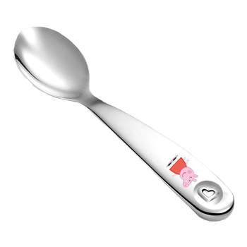 Free lettering cartoon fork spoon stainless steel 316 authentic