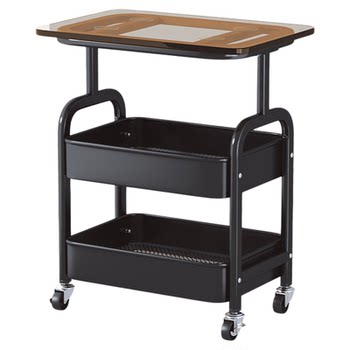 Medieval rack floor-standing trolley storage bedside table living room sofa side table snack organizer household coffee table