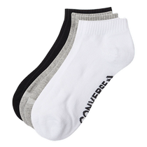 Converse 2024 Autumn Mens and Womens Socks Sports Socks Short Socks Three Pairs 10028069-A02