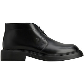 【季末特惠】TOD'S官方正品男士皮革沙漠靴系带靴时尚休闲短靴