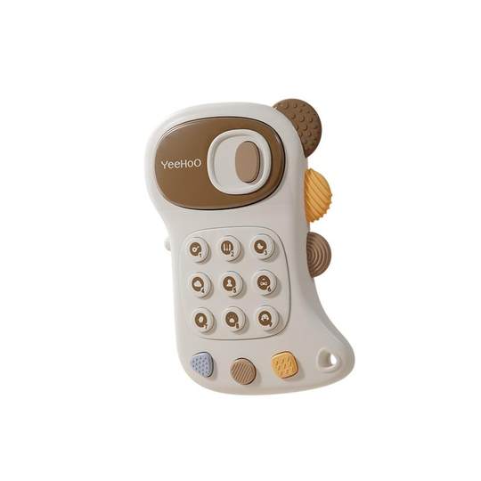 Yings Kinder-Handyspielzeug kann Baby-Puzzle-Früherziehung 0 bis 1 Jahr altes Baby-Simulationsmodell-Musiktelefon kauen