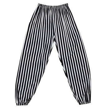 ແອວສູງ blosers ວ່າງ rayon trousers ໄຫມຝ້າຍ